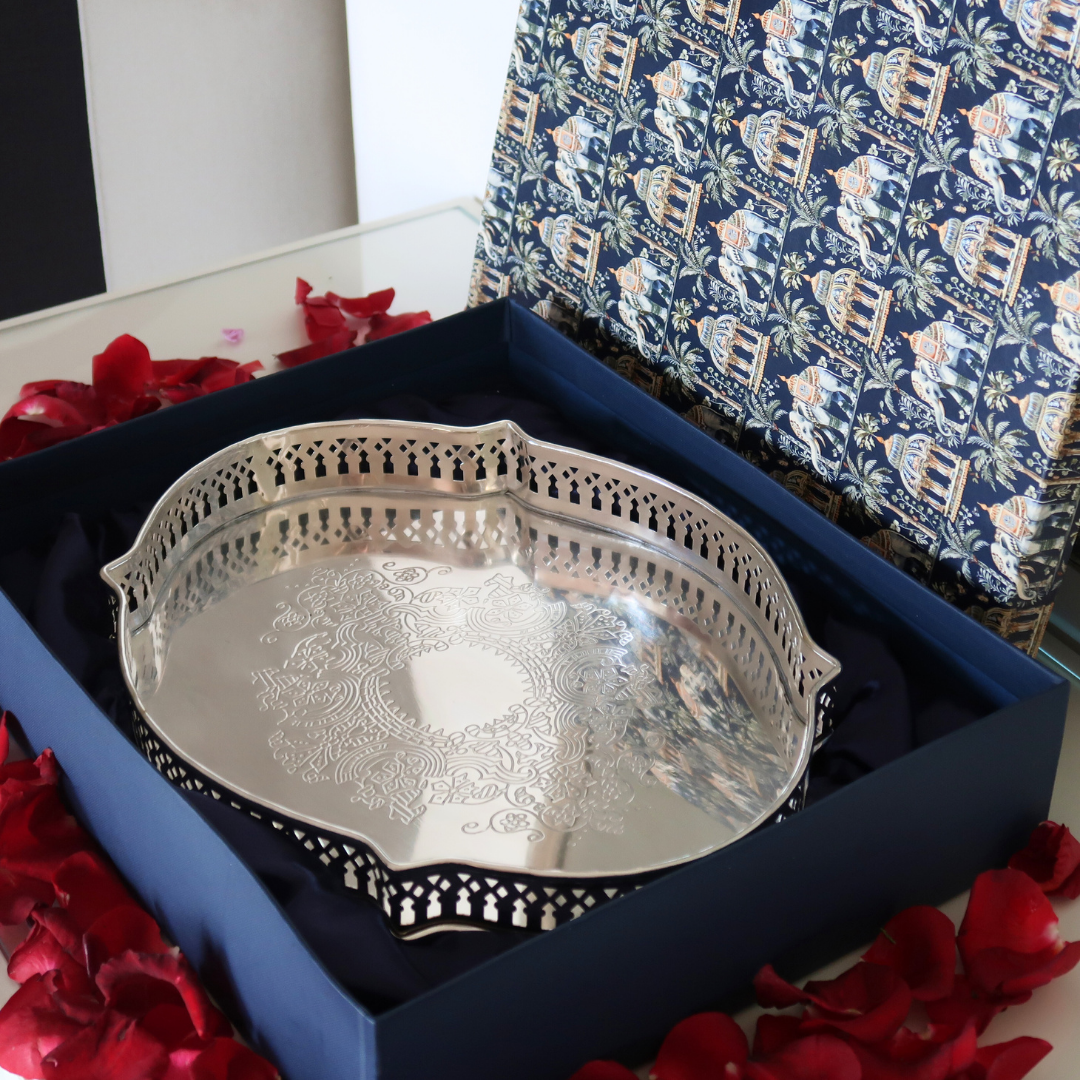 TARA TRAY (SILVER PLATED)