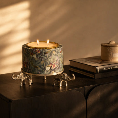 BAGEECHA CANDLE WITH ELEPHANT STAND (PREORDER: SHIPS 1ST AUGUST)