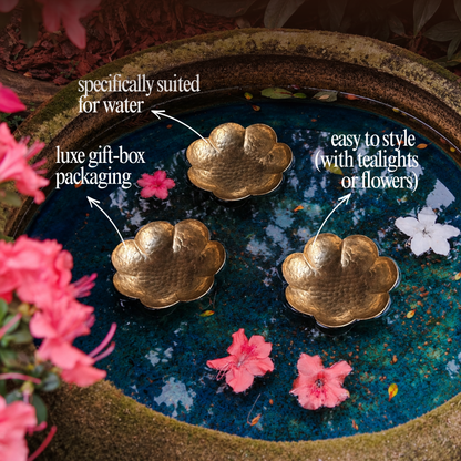 FLOATING TEALIGHT HOLDER (SET OF 3)