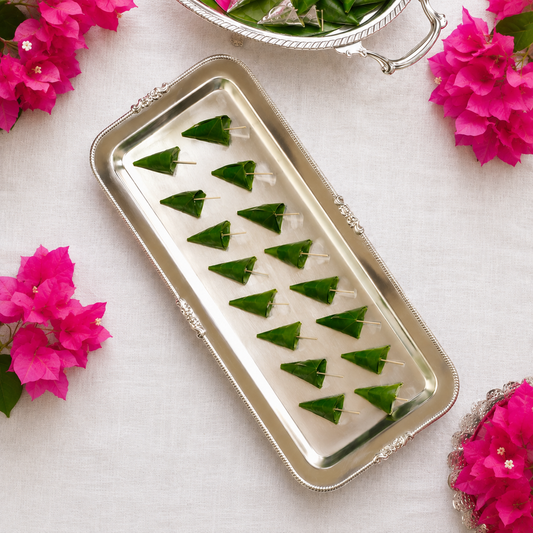SAFFRON MATT SILVER TRAY