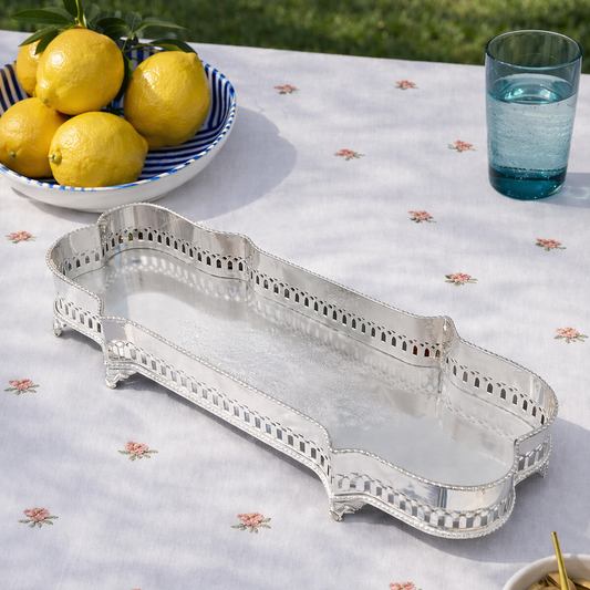 JASMINE TRAY (SILVER PLATED)