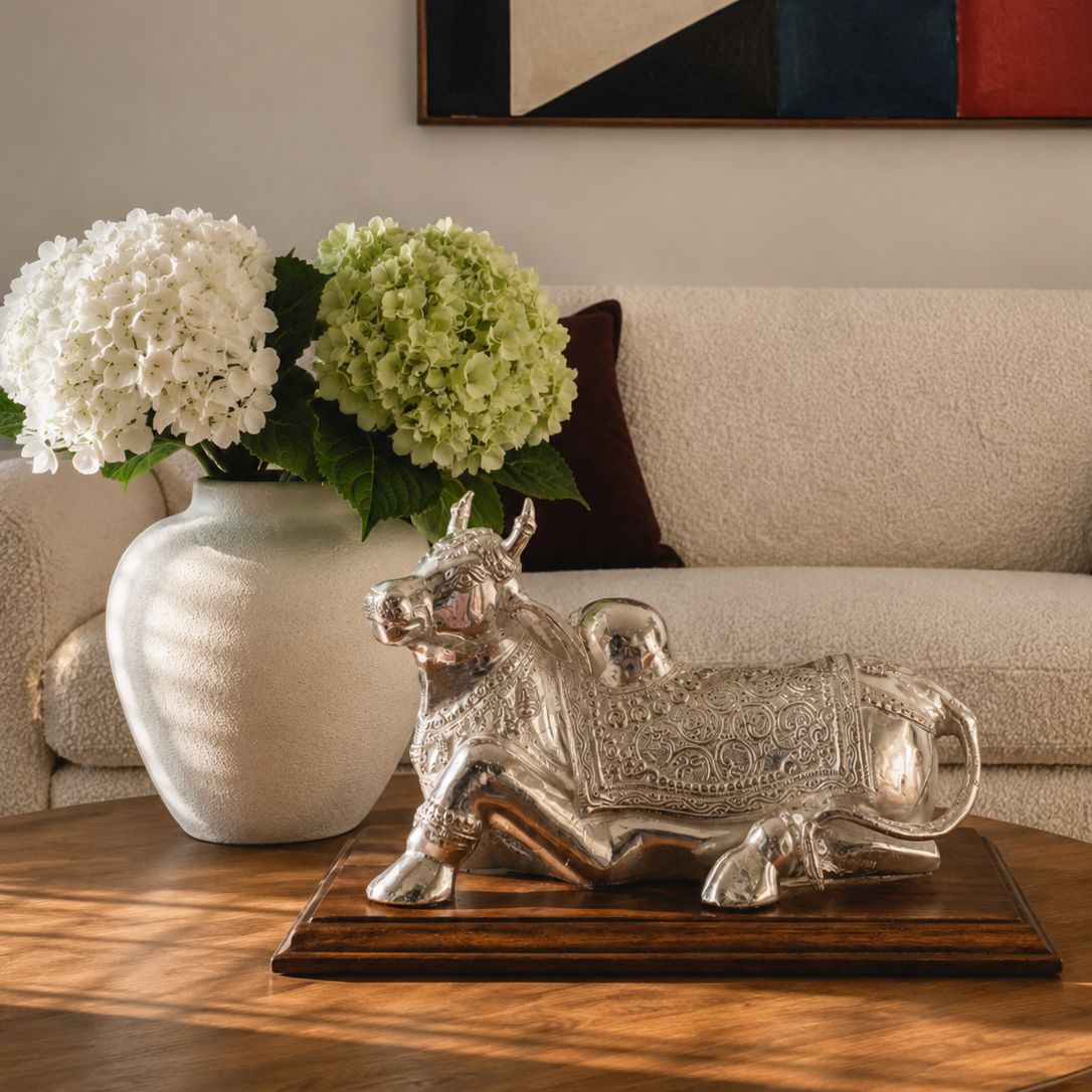 LIMITED EDITION: SILVER PLATED NANDI (LARGE)