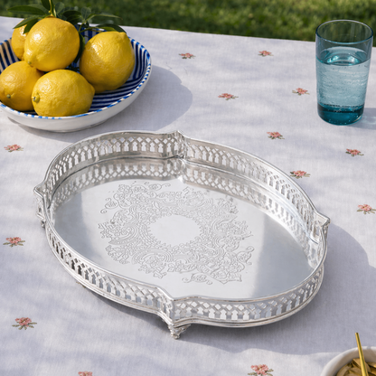 TARA TRAY (SILVER PLATED)