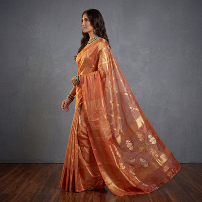 INAARA SOFT TISSUE-SILK SAREE