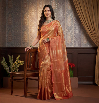 INAARA SOFT TISSUE-SILK SAREE
