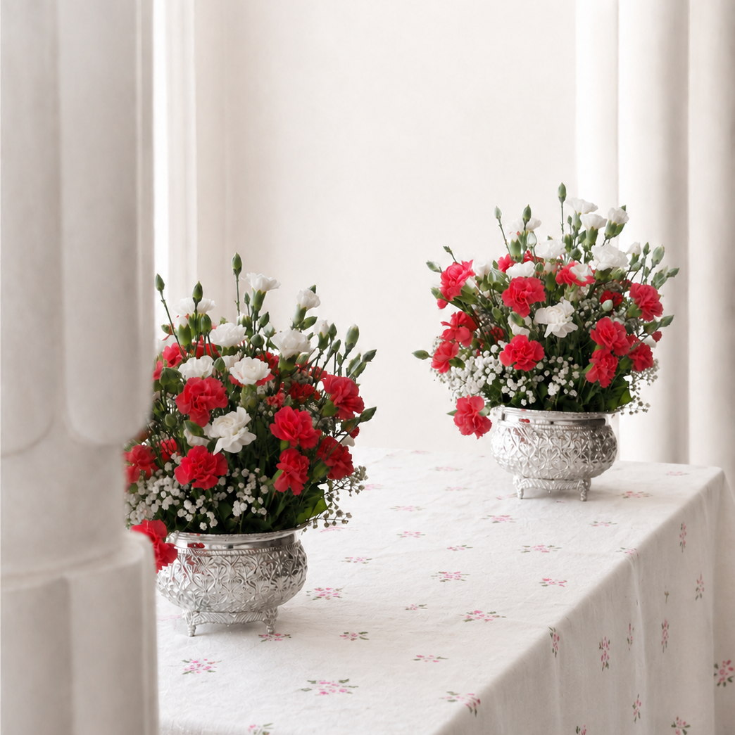 CHARBAGH SILVER VASE